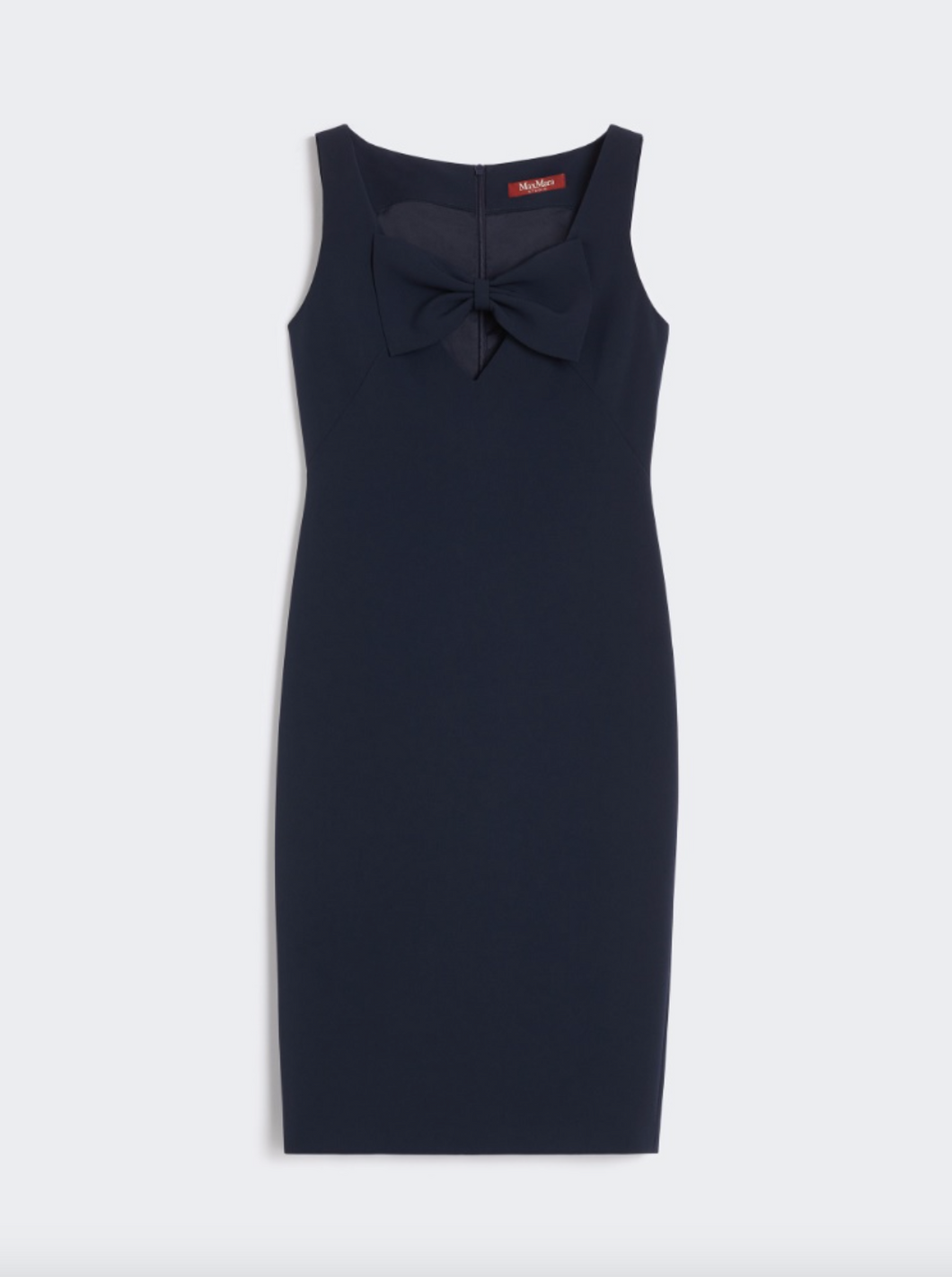 Max Mara Alfiere Navy Cady Dress