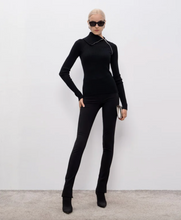 Load image into Gallery viewer, Sportmax Pinna Black Zip-up Jumper
