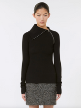 Load image into Gallery viewer, Sportmax Pinna Black Zip-up Jumper
