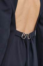 Load image into Gallery viewer, Hugo Boss Jabuckle1 Backless Navy Blazer
