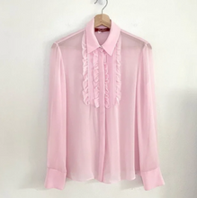 Load image into Gallery viewer, Max Mara Narvik Pink Silk Blouse

