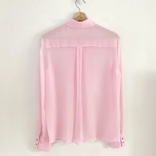 Load image into Gallery viewer, Max Mara Narvik Pink Silk Blouse
