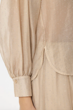 Load image into Gallery viewer, Luisa Cerano Cream Blouse with Rhinestones

