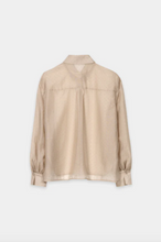 Load image into Gallery viewer, Luisa Cerano Cream Blouse with Rhinestones
