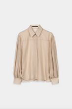 Load image into Gallery viewer, Luisa Cerano Cream Blouse with Rhinestones
