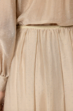 Load image into Gallery viewer, Luisa Cerano Cream Skirt with Rhinestones
