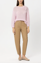 Load image into Gallery viewer, Luisa Cerano Pink Featherweight Sweater
