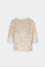 Load image into Gallery viewer, Luisa Cerano Cream Fluffy Sweater
