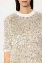 Load image into Gallery viewer, Luisa Cerano Cream Fluffy Sweater
