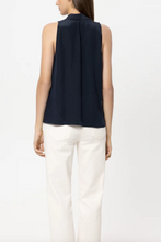 Load image into Gallery viewer, Luisa Cerano Black Bow Lace-trim Blouse
