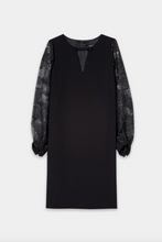 Load image into Gallery viewer, Luisa Cerano Cocktail Dress with Floral Sleeves
