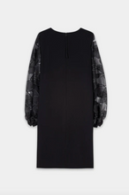 Load image into Gallery viewer, Luisa Cerano Cocktail Dress with Floral Sleeves
