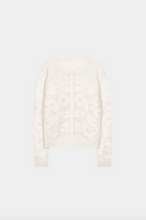 Load image into Gallery viewer, Luisa Cerano Ivory Animal Motif Cardigan
