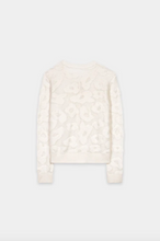 Load image into Gallery viewer, Luisa Cerano Ivory Animal Motif Cardigan
