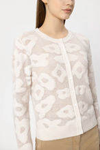 Load image into Gallery viewer, Luisa Cerano Ivory Animal Motif Cardigan
