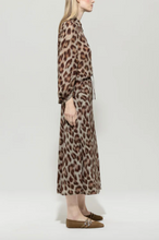 Load image into Gallery viewer, Luisa Cerano Animal Print Midi Skirt
