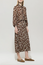Load image into Gallery viewer, Luisa Cerano Animal Print Midi Skirt
