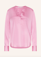 Load image into Gallery viewer, Herzens Angelegenheit Pink Silk Satin Blouse
