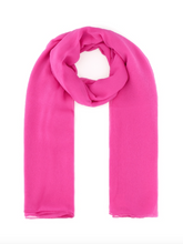Load image into Gallery viewer, Max Mara Meandro Fuchsia Pink Silk Scarf
