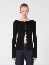 Load image into Gallery viewer, Sportmax SPXTROFEO Black Wool Cardigan with Chain
