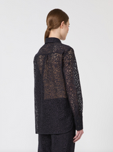 Load image into Gallery viewer, Max Mara MSTGALA Black Lace Shirt
