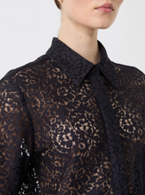 Load image into Gallery viewer, Max Mara MSTGALA Black Lace Shirt
