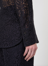 Load image into Gallery viewer, Max Mara MSTGALA Black Lace Shirt
