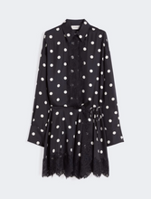 Load image into Gallery viewer, Sportmax SPXCAPO Black Polka Dot Dress
