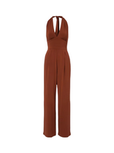 Load image into Gallery viewer, Max Mara BCHACUME Caramel Jersey Jumpsuit
