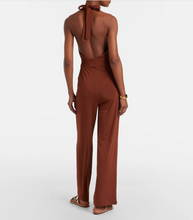 Load image into Gallery viewer, Max Mara BCHACUME Caramel Jersey Jumpsuit
