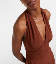 Load image into Gallery viewer, Max Mara BCHACUME Caramel Jersey Jumpsuit
