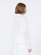 Load image into Gallery viewer, Max Mara MSTCALI Embroidered White Ramie Shirt
