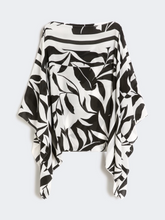 Load image into Gallery viewer, Max Mara BCHTAMBUTO Printed Kimono-cut Silk Blouse
