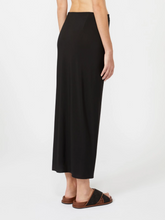 Load image into Gallery viewer, Max Mara BCHAFOSO Black Wrap Jersey Skirt
