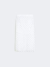 Load image into Gallery viewer, Max Mara BCHZORRO Macrame Jersey Pencil Skirt
