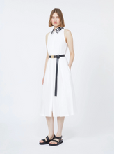 Load image into Gallery viewer, Max Mara MSTUBICATO Cotton Zebra Collar Dress
