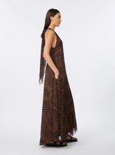Load image into Gallery viewer, Max Mara MSTSALICE Animal Print Silk Maxi Dress
