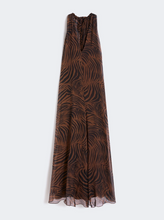 Load image into Gallery viewer, Max Mara MSTSALICE Animal Print Silk Maxi Dress
