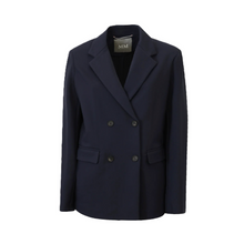 Load image into Gallery viewer, Max Mara Marmo Navy Double Breasted Jacket
