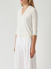 Load image into Gallery viewer, Max Mara MMLSTEMMA White Cardigan
