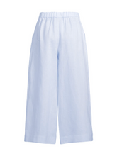Load image into Gallery viewer, Max Mara MMLCANNETI Blue Linen Trousers
