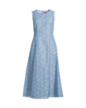 Load image into Gallery viewer, Max Mara MSTGAMBERO Blue Lace Maxi Dress
