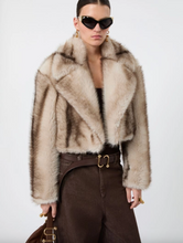 Load image into Gallery viewer, Sportmax Quantum Short Faux Fur Jacket
