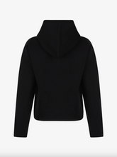 Load image into Gallery viewer, Max Mara MSTCOLIMBO Black Jersey Hooded Cardigan
