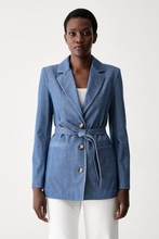 Load image into Gallery viewer, Sportmax MMLODISSEA Blue Denim-look Jacket
