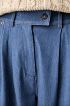 Load image into Gallery viewer, Max Mara MMLGESTRO Wide Leg Denim-look Trousers
