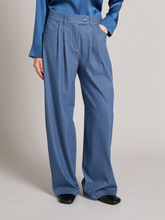 Load image into Gallery viewer, Max Mara MMLGESTRO Wide Leg Denim-look Trousers
