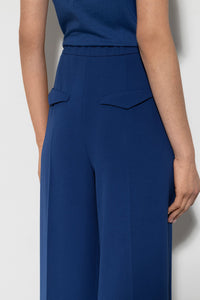 Luisa Cerano Wide Leg Blue Trousers