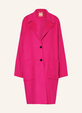 Load image into Gallery viewer, Hugo Boss Cattina Fuscia Pink Wool Coat

