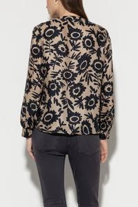 Luisa Cerano Blouse with Flower Print